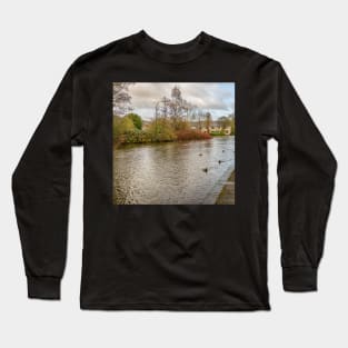 River Wye, Bakewell Long Sleeve T-Shirt
